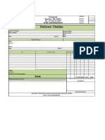 GST Delivery Challan Format