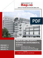 People and The Earth'S Ecosystem/ Environmental Science Pecosy 1/ Gelect 3/ Gelect 4