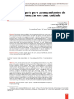 Grupo de apoio para acompanhantes de crianças hospitalizadas