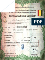 Justi: Diplôme de Bachelier Dusecond Degré