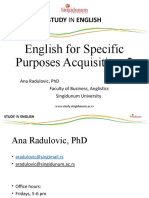 English For Specific Purposes Acquisition 2