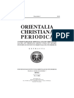 Orientalia Christiana Periodica: Volumen 82 Fasciculus I 2016