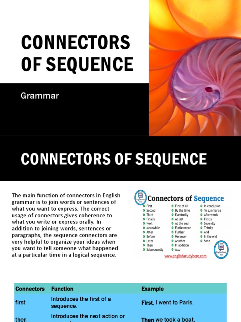 Connectors of Sequence PDF