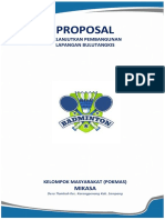 Proposal Mikasa - Melanjutkan Lap Bulutangkis