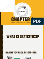 Basic Principles of Statistics