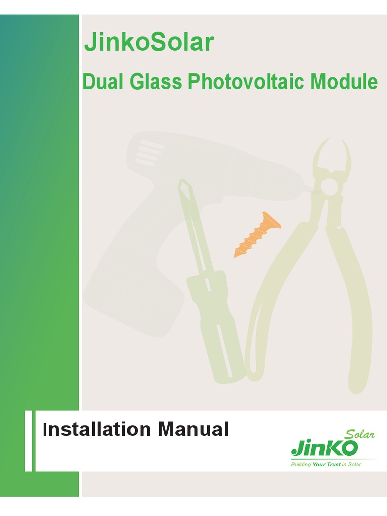 Installation Manual - Jinko N | PDF | Solar Panel | Photovoltaics