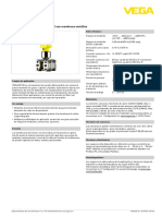 Vegadif 65: Foundation Fieldbus Transmisor de Presión Diferencial Con Membrana Metálica