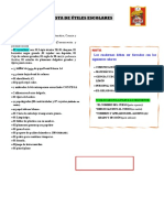 Lista de Útiles 2023 - 1°e