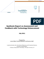 Synthesis Report On Assessment and Feedback With Technology Enhancement