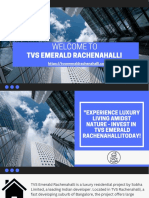 Tvs Emerald Rachenahalli: Welcome To