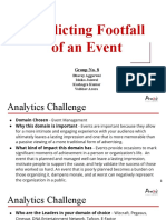 Predicting Footfall of An Event: Group No. 8