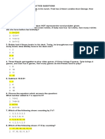 Gen Ed Math Questionnaires