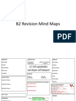 B2 Revision Mind Maps Cell Structures