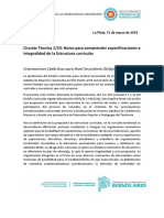 Circular Técnica 1/23: Notas para Comprender Especificaciones e Integralidad de La Estructura Curricular