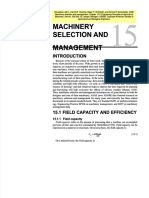 Machinery Machinery Selection and Selection and Management Management