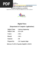 Digital Notes: (Department of Computer Applications)