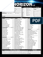 New Horizon Sheet