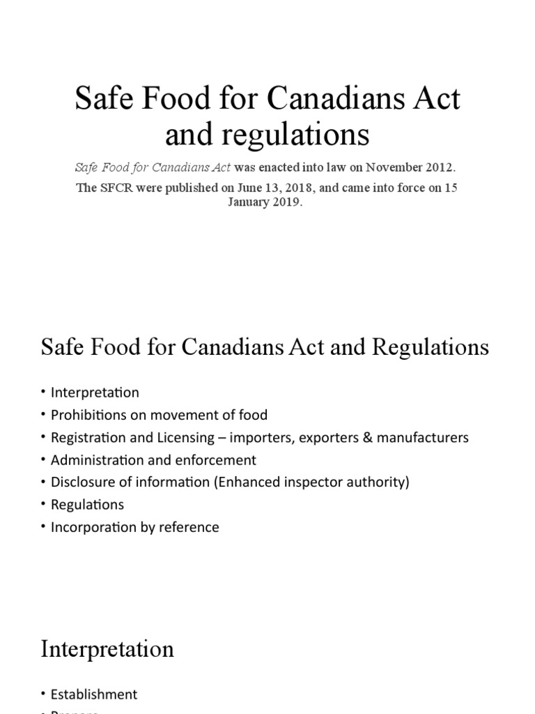 Food Process PDF Food Safety Regulatory Compliance