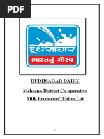 Dudhsagar Dairy Mehsana District Co-Operative Milk Producers' Union LTD