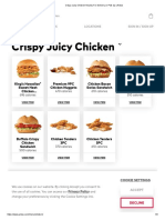 Crispy Juicy Chicken Nearby For Delivery or Pick Up - Arby's