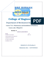 Debre Birhan University: College of Engineering
