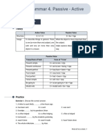 Grammar 4. Passive-Active