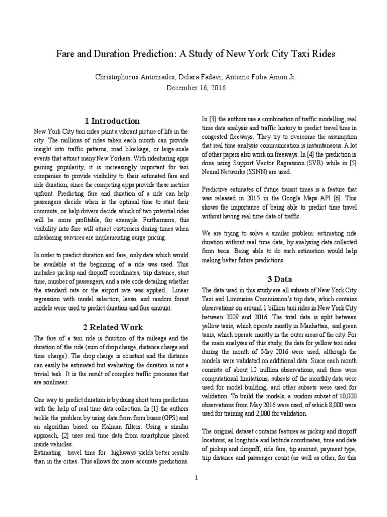 nyc-taxi-ride-duration-and-fare-prediction-pdf-regression-analysis