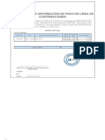 Certificado de Información de Pago en Línea de Contribuciones