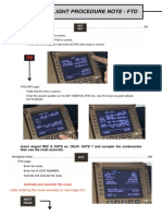 Cdu Preflight Procedure Note - FTD