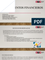 Instrumentos Financieros: Integrantes