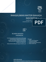 Rangkuman Materi Bahasa Indonesia 1 - 5 REZA FATHUR MBS
