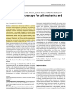 Atomic Force Microscopy For Cell Mechanics and Diseases