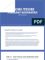 Teori-Teori: Perilaku Kesehatan