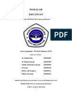 Makalah Kewirausahaan Kelompok 4, Keuangan