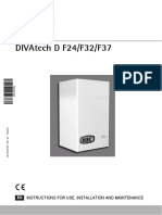 Divatech D F24/F32/F37: Instructions For Use, Installation and Maintenance