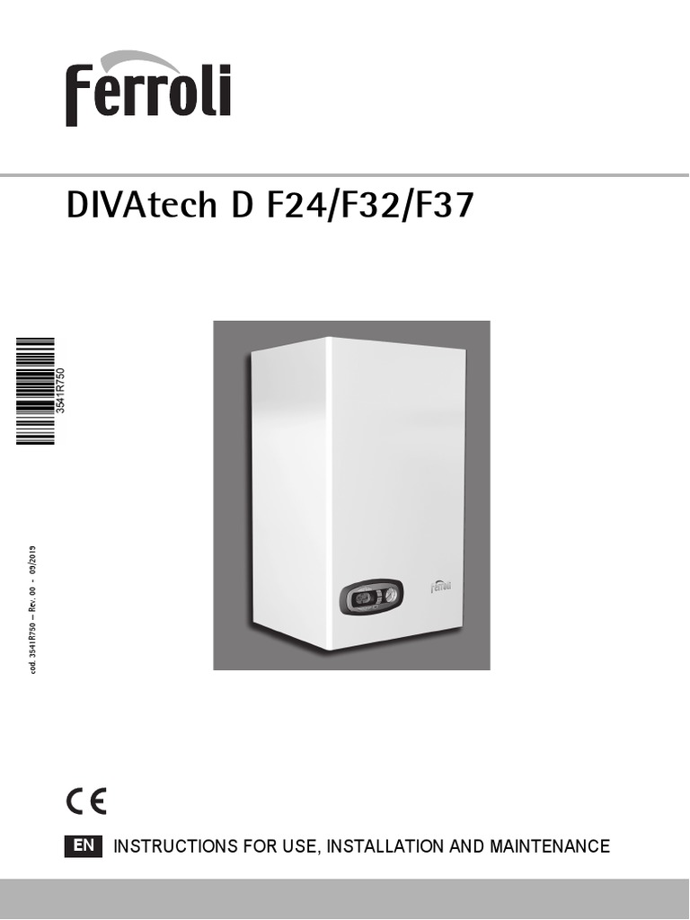 Divatech D F24/F32/F37: Instructions For Use, Installation and ...