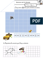 Révisions de Fin D'année 1. Trace Le Chemin Que Loup Devra Effectuer Pour Arriver Au Trésor