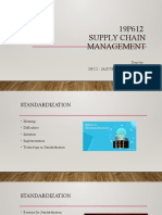 19P612 Supply Chain Management: Done By: 20P122 - Sasi Venkataramanan G