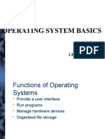 Operating System Basics: Lecture # 7