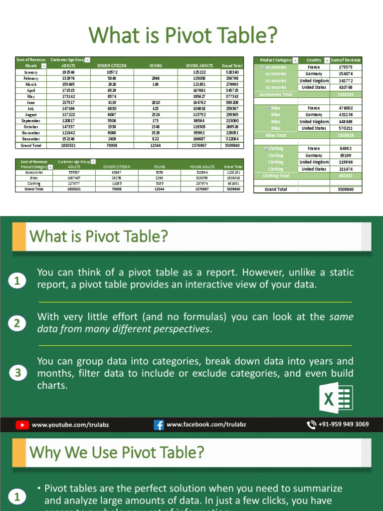1.2 Pivot Table Explained PDF Computing Computer Science