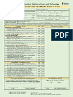 Return To School Green Light Standard Safety Checklist