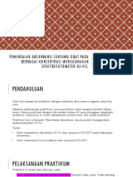 Prak03 - Pemindaian Absorbansi Senyawa Obat Menggunakan Spektrofotometer UV-Vis - Multipoint