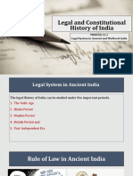 Legal and Constitutional History of India: Rule of Law in Ancient Times