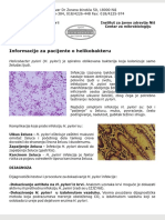 Informacije Za Pacijente o Helikobakteru: Campylobacter Helicobacter