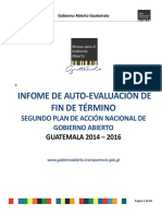 Auto Evaluacion Fin de Termino Plan Guatemala