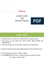 UNIT-4:: Logic Gate and Boolean Algebra