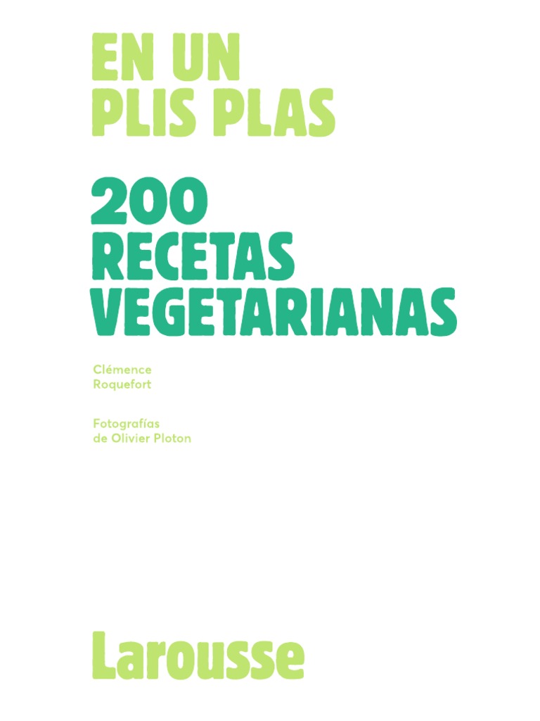 200 Recetas Vegetarianas | PDF | ensalada | Vegetales