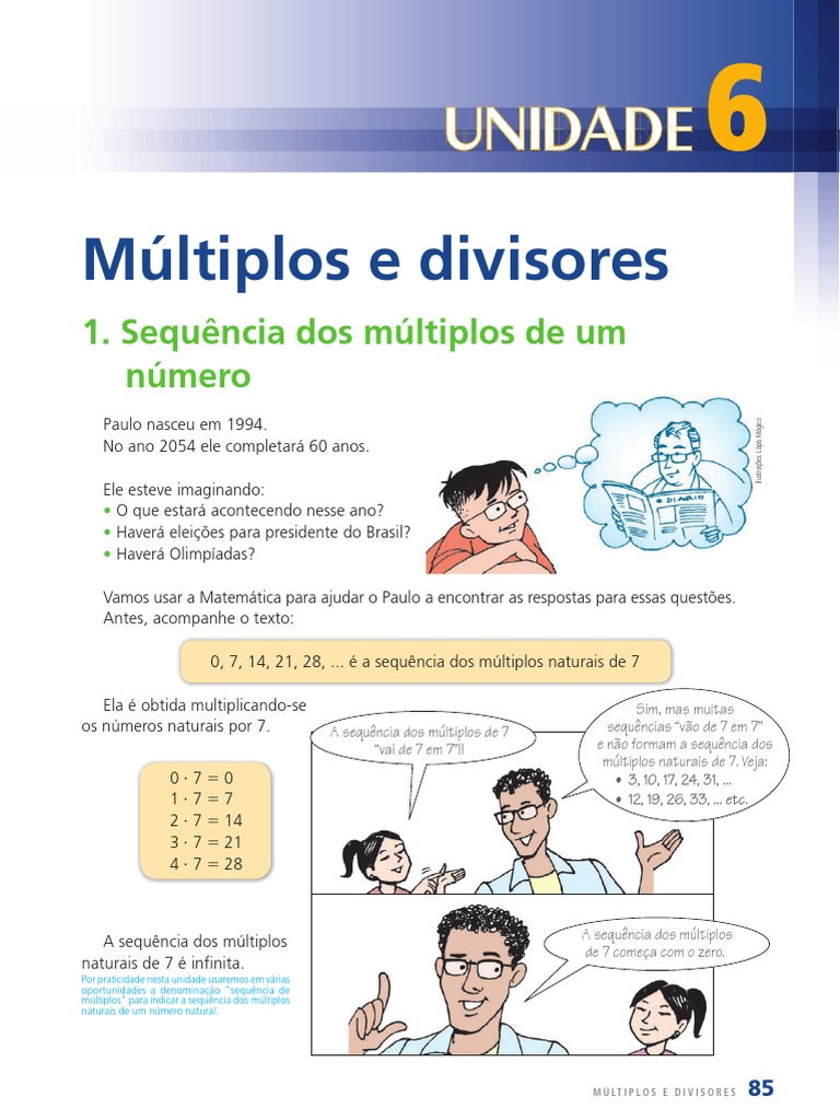 MULTIPLOS DIVISORES PRIMOS | PDF | Número primo | Matemática elementar