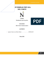 Universidad Privada Del Norte: Fundamentos para La Gestion