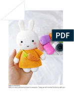 Miffy Bunny Amigurumi Free Crochet Pattern